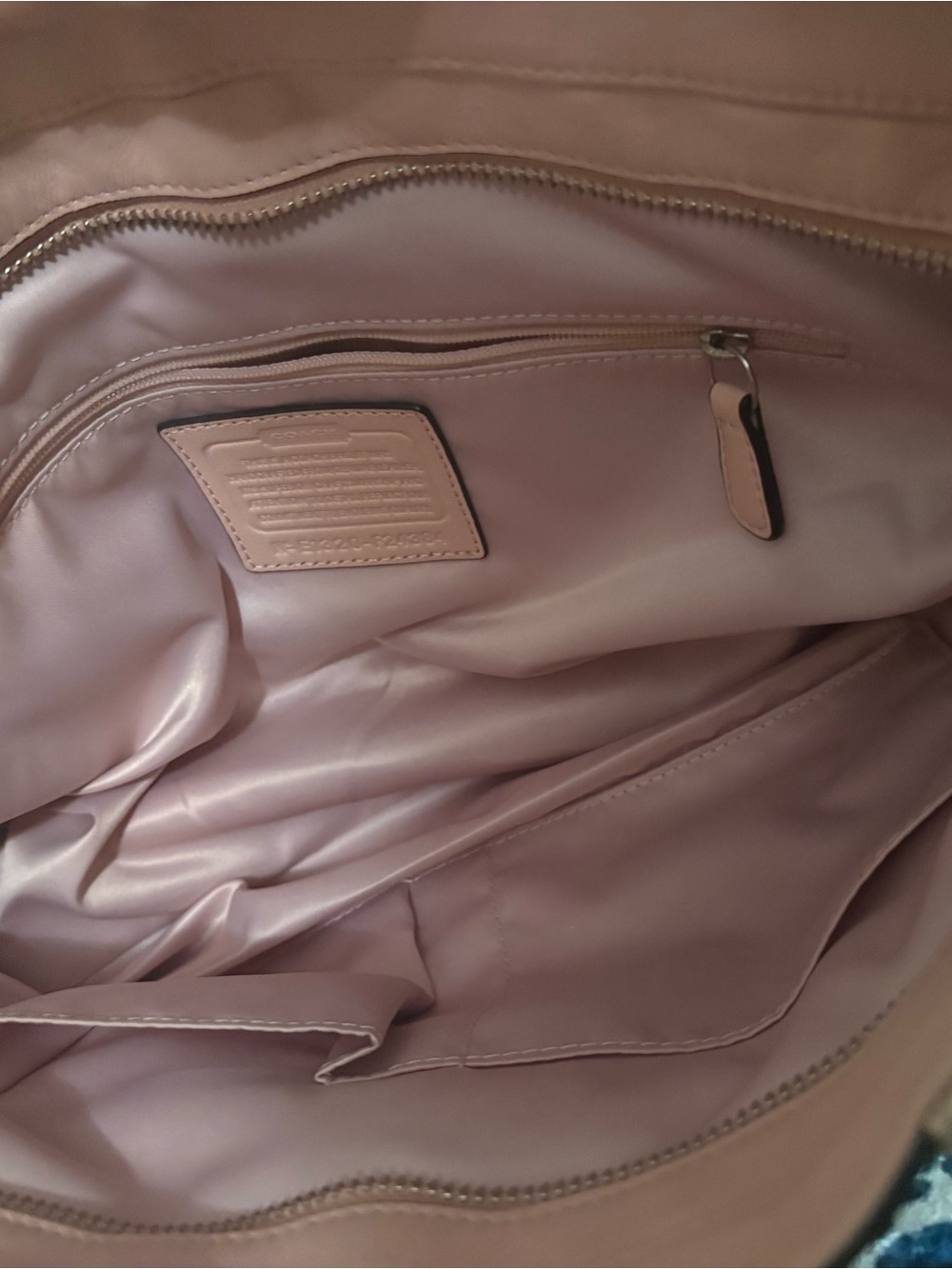 Coach Park Python Carryall tote (Model Style F24384) - Picture 5 of 11